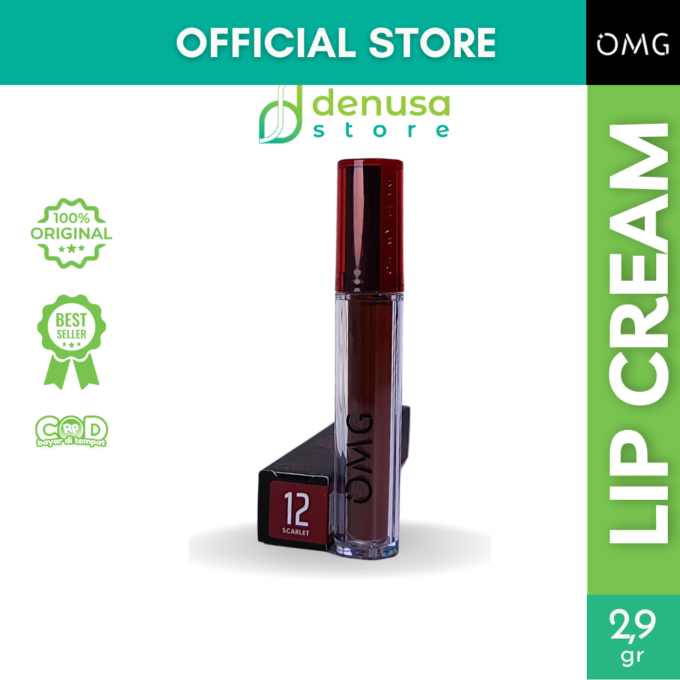 OMG OH MY GLAM Matte Last Lip Cream 12 Scarlett 2.9 g