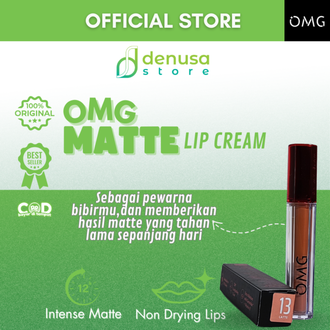 OMG OH MY GLAM Matte Last Lip Cream 13 Latte 2.9 g