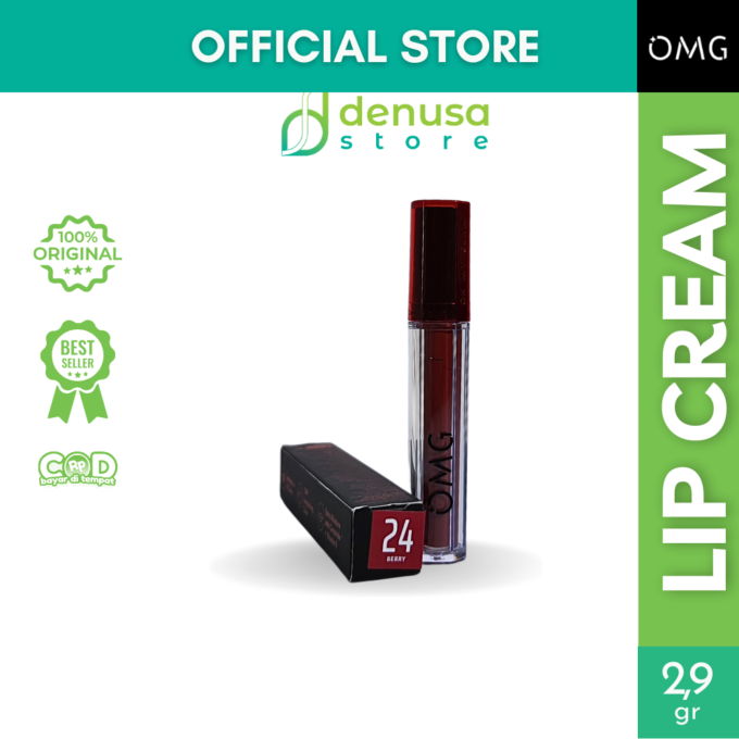 OMG OH MY GLAM Matte Last Lip Cream 24 Berry 2.9 g