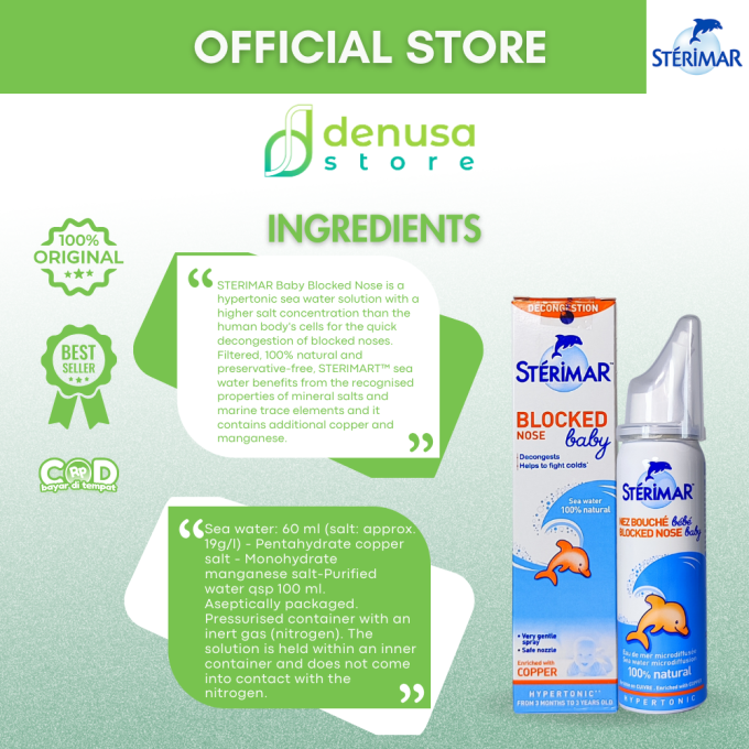 Sterimar Blocked Nose Baby 50ml