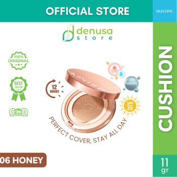 SKINTIFIC Cover All Perfect Cushion SPF 35 PA++++ 06 Honey 11gr