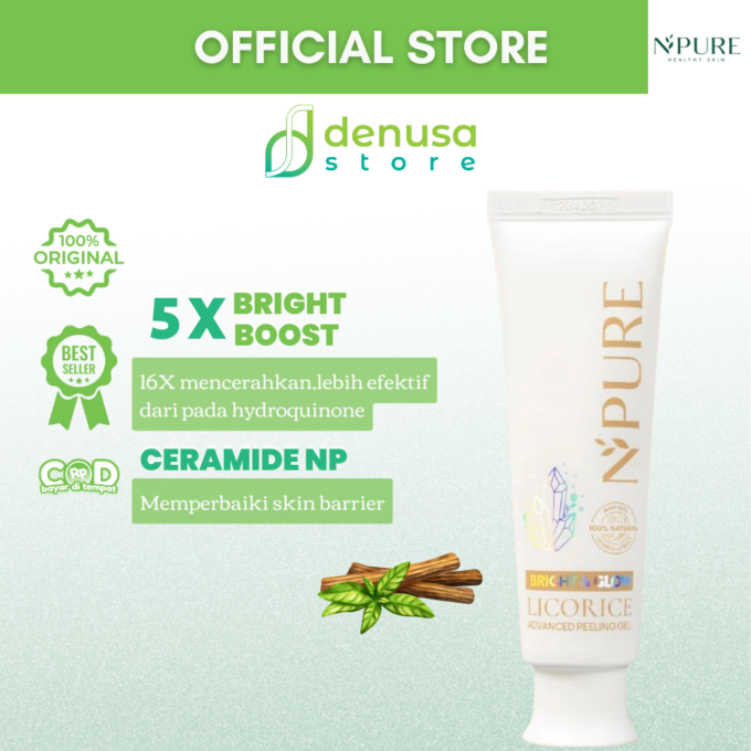 NPURE Licorice Bright n Glow Advanced Peeling Gel PlusSome 50ml