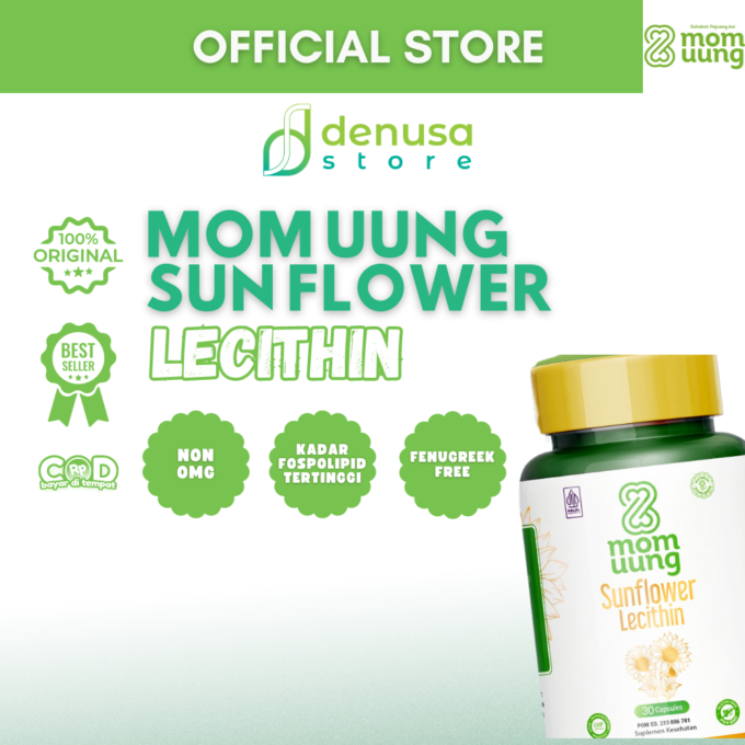 Mom Uung Sunflower Lecithin 30 Kapsul