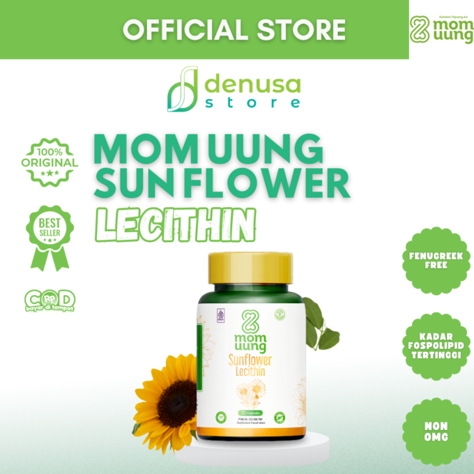 Mom Uung Sunflower Lecithin 30 Kapsul