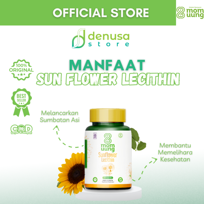 Mom Uung Sunflower Lecithin 30 Kapsul