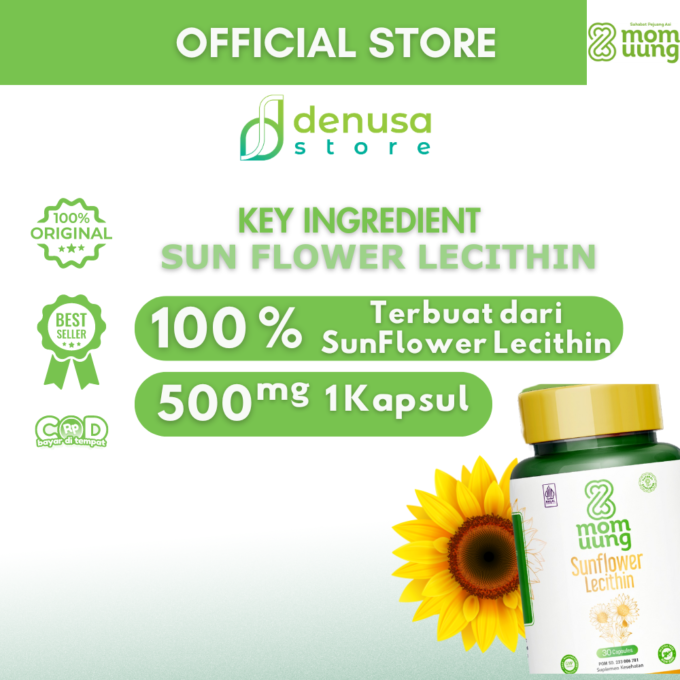 Mom Uung Sunflower Lecithin 30 Kapsul