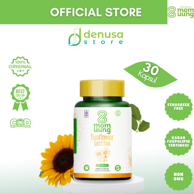 Mom Uung Sunflower Lecithin 30 Kapsul