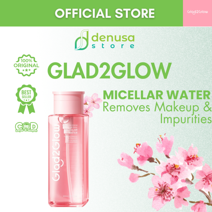 Glad2Glow Cherry Blossom Betaine Micellar Water 300ml