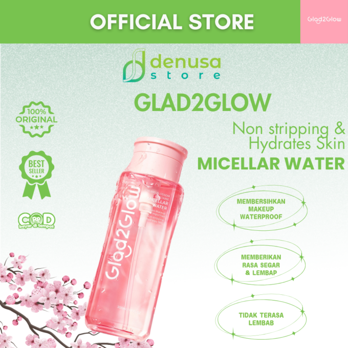 Glad2Glow Cherry Blossom Betaine Micellar Water 300ml