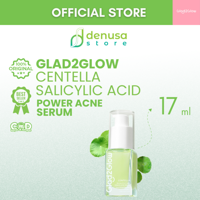 Glad2Glow Centella Salicylic Acid Power Acne Serum 17ml