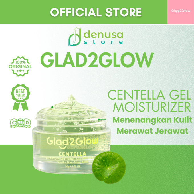 Glad2Glow Centella Allantoin Soothing Gel Moisturizer 55gr