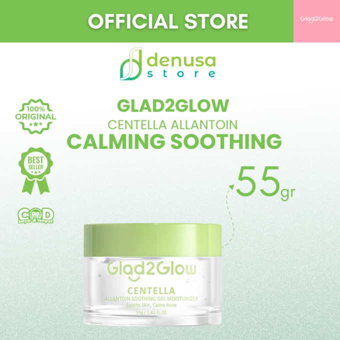 Glad2Glow Centella Allantoin Soothing Gel Moisturizer 55gr