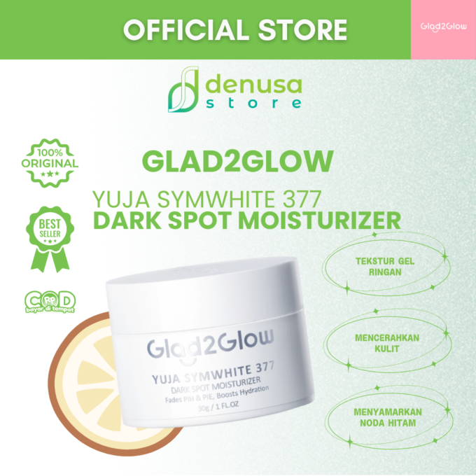 Glad2Glow Yuja Symwhite 377 Dark Spot Moisturizer 30gr