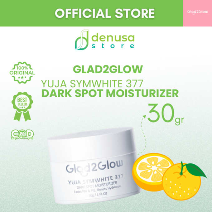 Glad2Glow Yuja Symwhite 377 Dark Spot Moisturizer 30gr