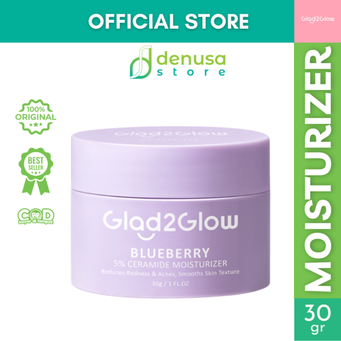 Glad2Glow Blueberry 5% Ceramide Moisturizer 30gr