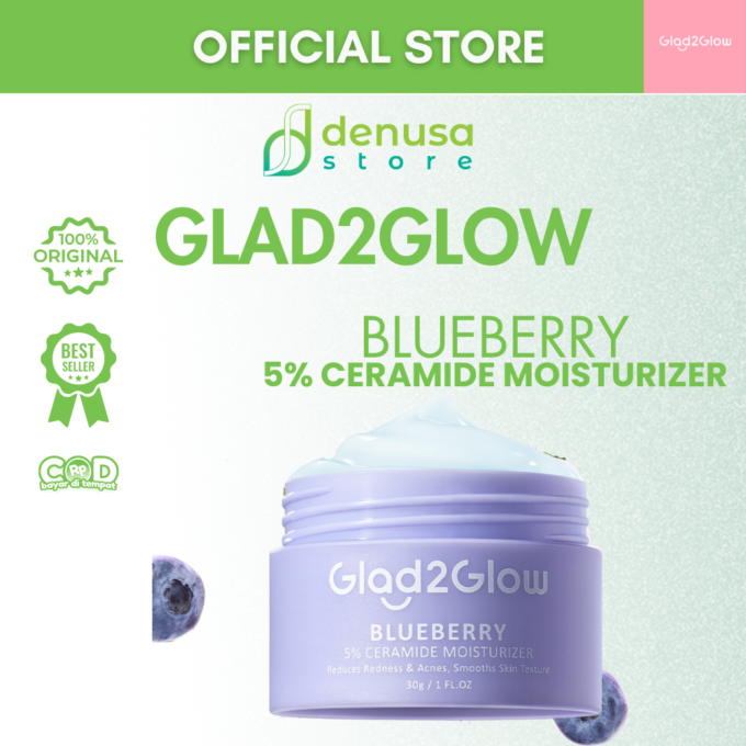 Glad2Glow Blueberry 5% Ceramide Moisturizer 30gr