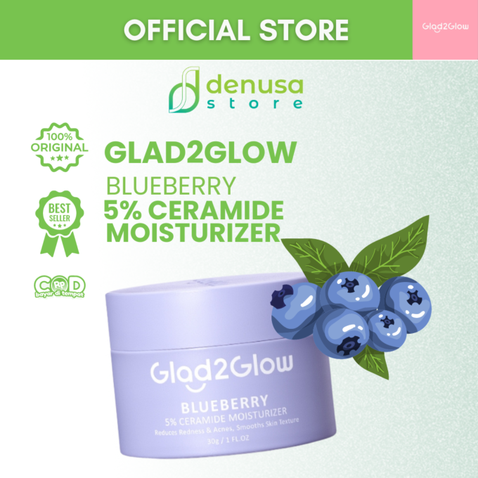 Glad2Glow Blueberry 5% Ceramide Moisturizer 30gr