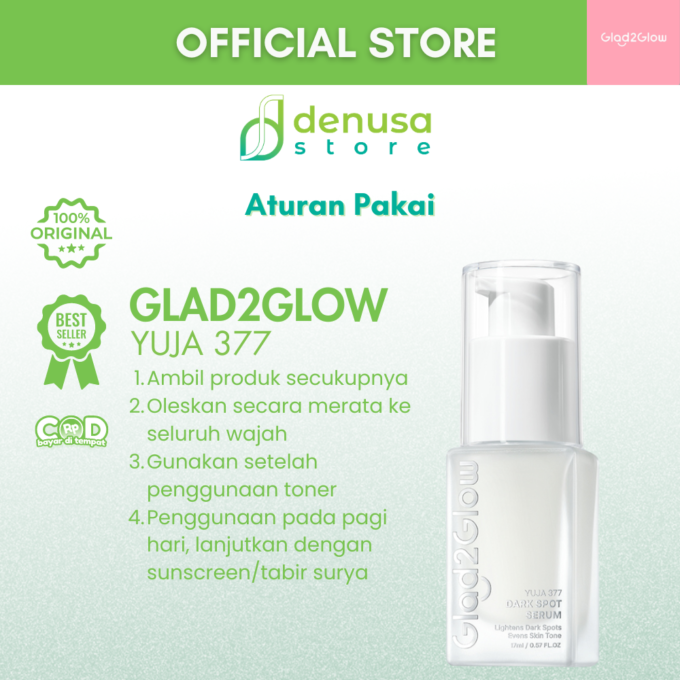 Glad2Glow Yuja 377 Dark Spot Serum 17ml