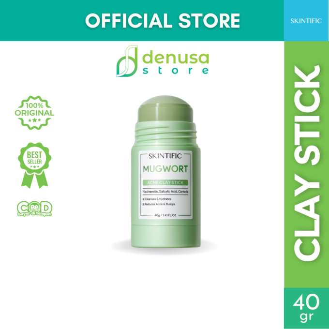 SKINTIFIC Mugwort Acne Clay Stick 40gr