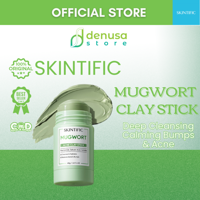 SKINTIFIC Mugwort Acne Clay Stick 40gr