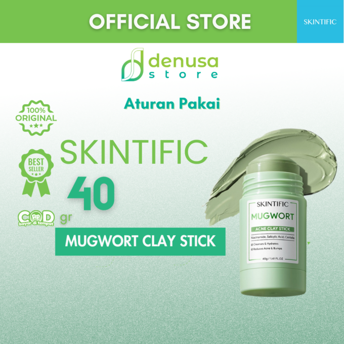 SKINTIFIC Mugwort Acne Clay Stick 40gr