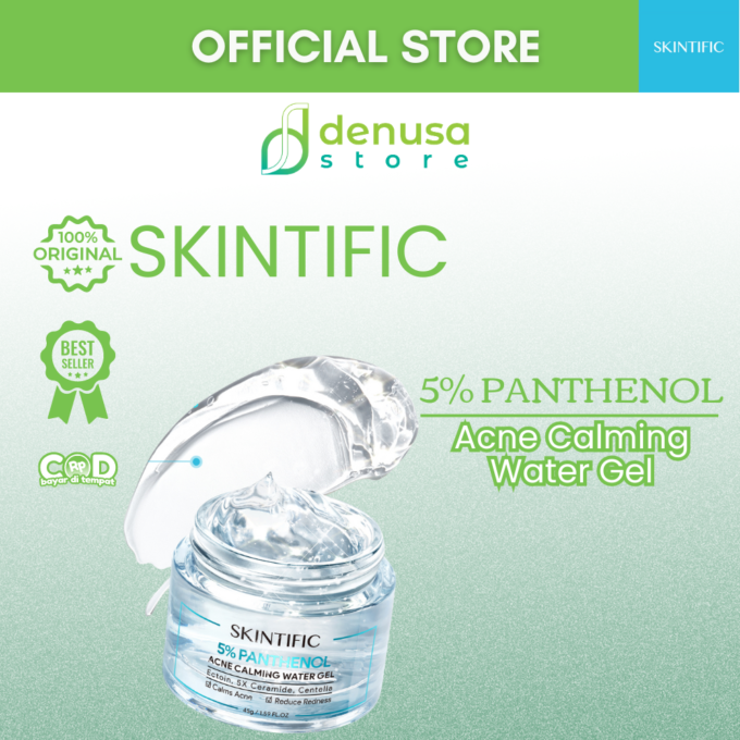 SKINTIFIC 5% Panthenol Acne Calming Water Gel 45gr