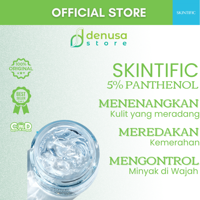 SKINTIFIC 5% Panthenol Acne Calming Water Gel 45gr