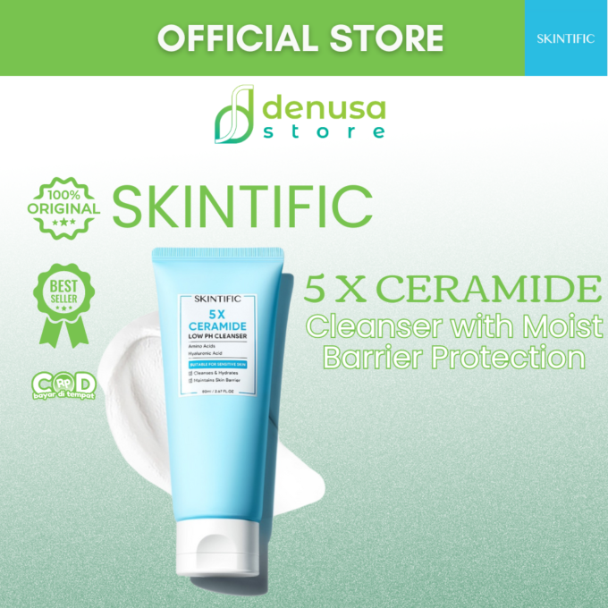 SKINTIFIC 5X Ceramide Low PH Cleanser 80ml