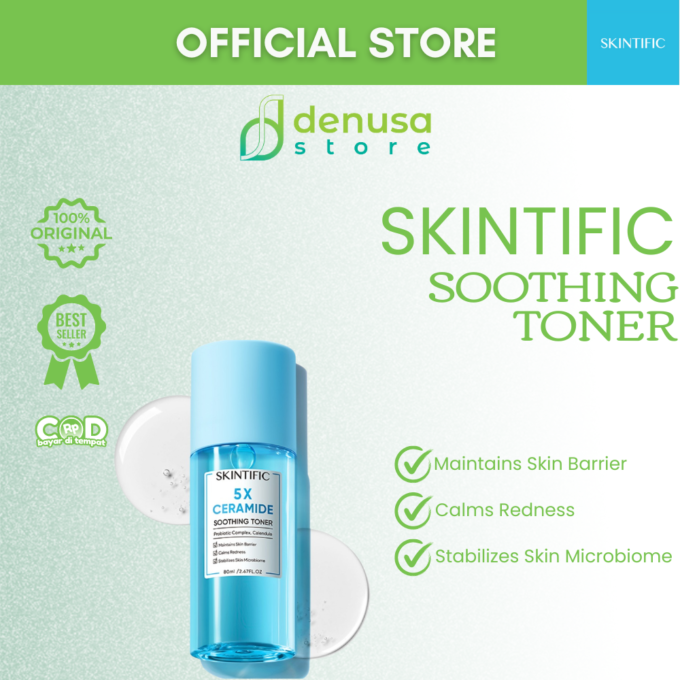 SKINTIFIC 5X Ceramide Soothing Toner 80ml