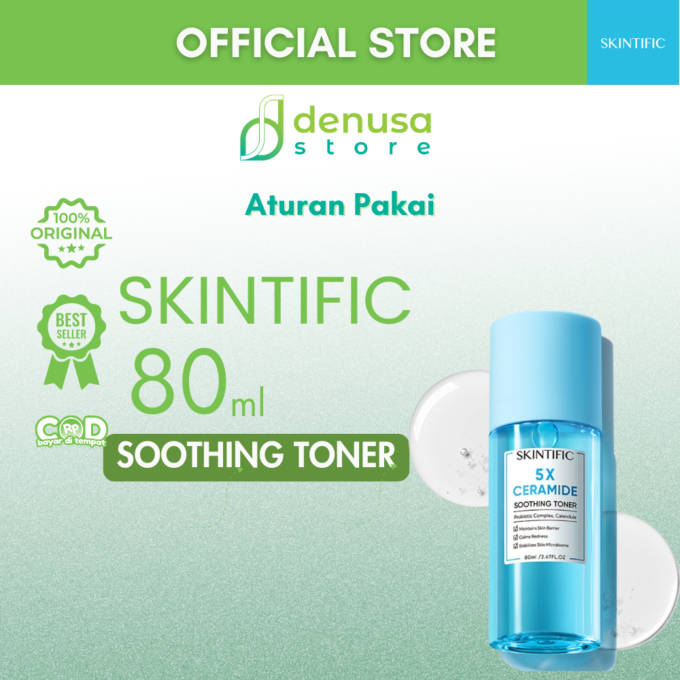 SKINTIFIC 5X Ceramide Soothing Toner 80ml