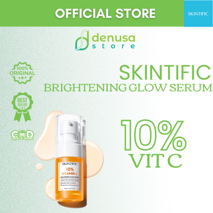 SKINTIFIC 10% Vitamin C Brightening Glow Serum 20ml