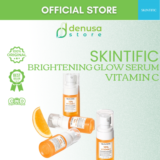 SKINTIFIC 10% Vitamin C Brightening Glow Serum 20ml