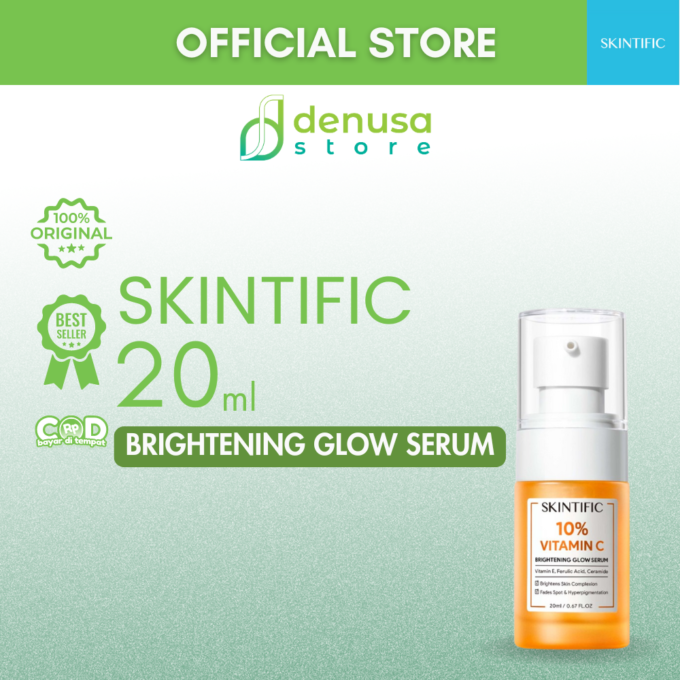 SKINTIFIC 10% Vitamin C Brightening Glow Serum 20ml