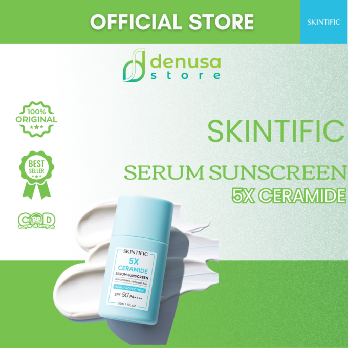 SKINTIFIC 5X Ceramide Serum Sunscreen SPF50 PA++++ 30ml