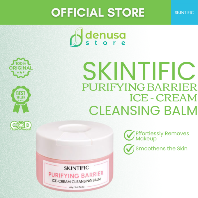 SKINTIFIC Purifying Barrier Ice Cream Cleansing Balm 40gr