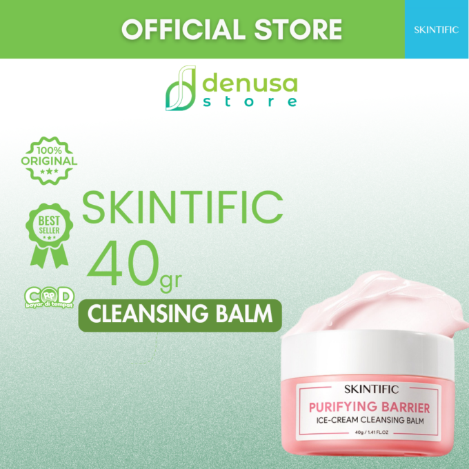 SKINTIFIC Purifying Barrier Ice Cream Cleansing Balm 40gr