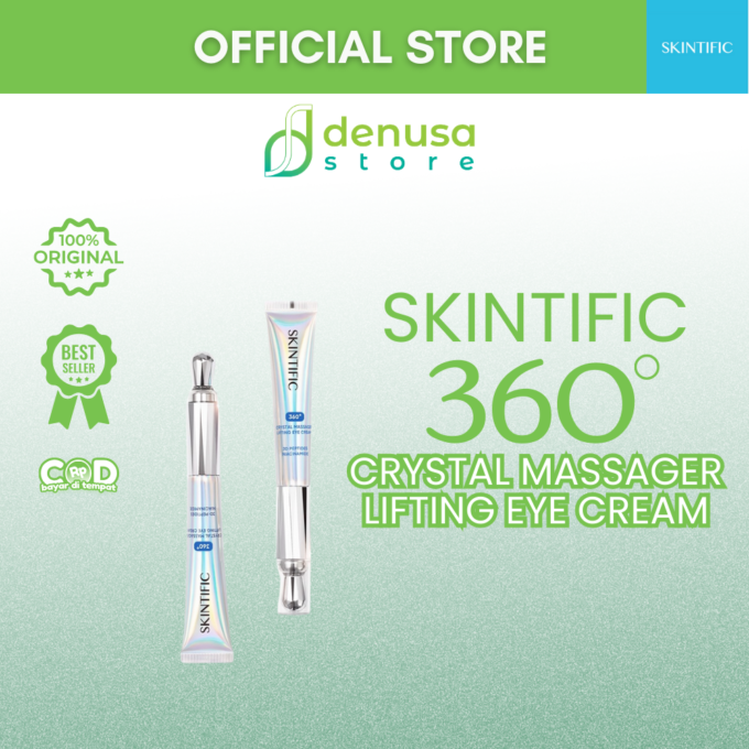 SKINTIFIC 360 Crystal Massager Lifting Eye Cream 20gr