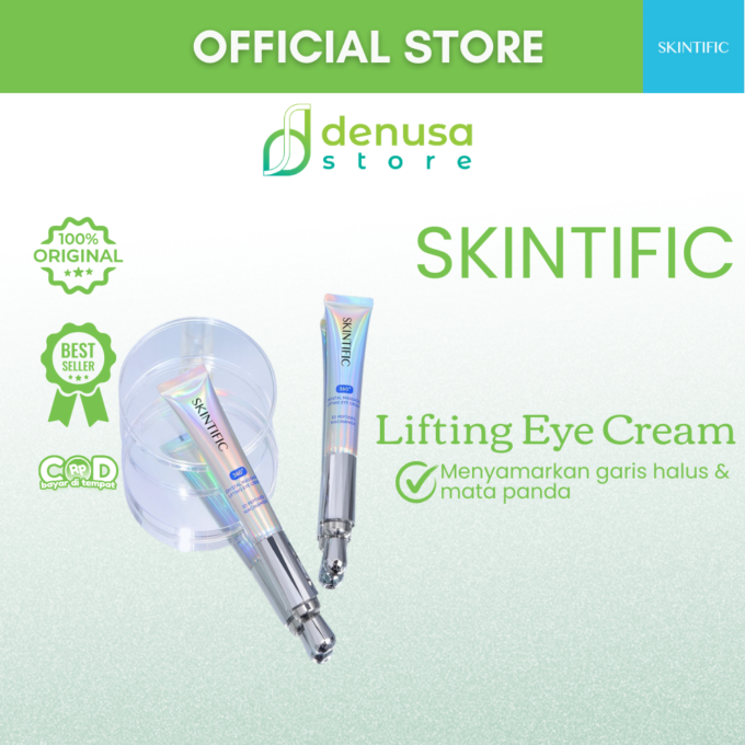 SKINTIFIC 360 Crystal Massager Lifting Eye Cream 20gr