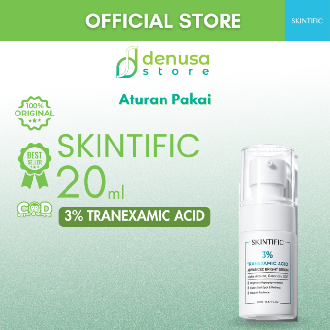 SKINTIFIC 3% Tranexamic Acid Advanced Bright Serum 20ml