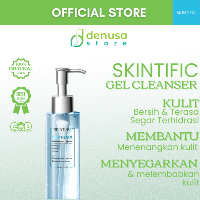 SKINTIFIC Panthenol Gentle Gel Cleanser 120ml