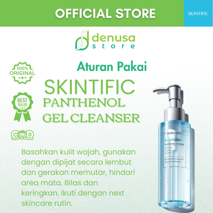 SKINTIFIC Panthenol Gentle Gel Cleanser 120ml