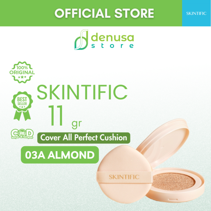 SKINTIFIC Cover All Perfect Cushion Recharge Refill 03A Almond 11gr