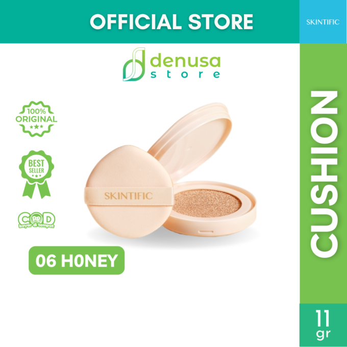 SKINTIFIC Cover All Perfect Cushion Recharge Refill 06 Honey 11gr