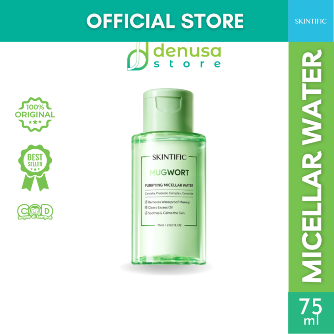 SKINTIFIC Mugwort Purifying Micellar Water 75ml