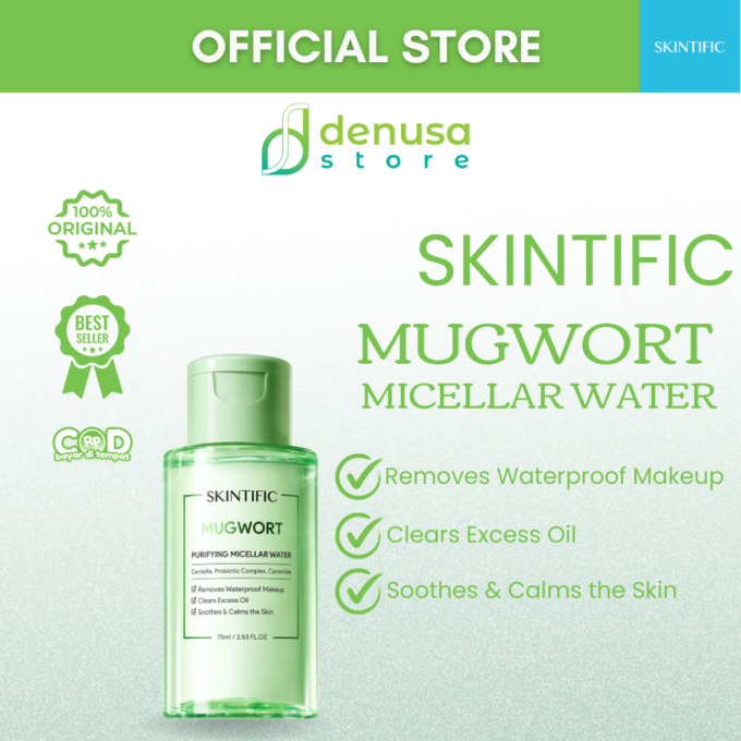 SKINTIFIC Mugwort Purifying Micellar Water 75ml