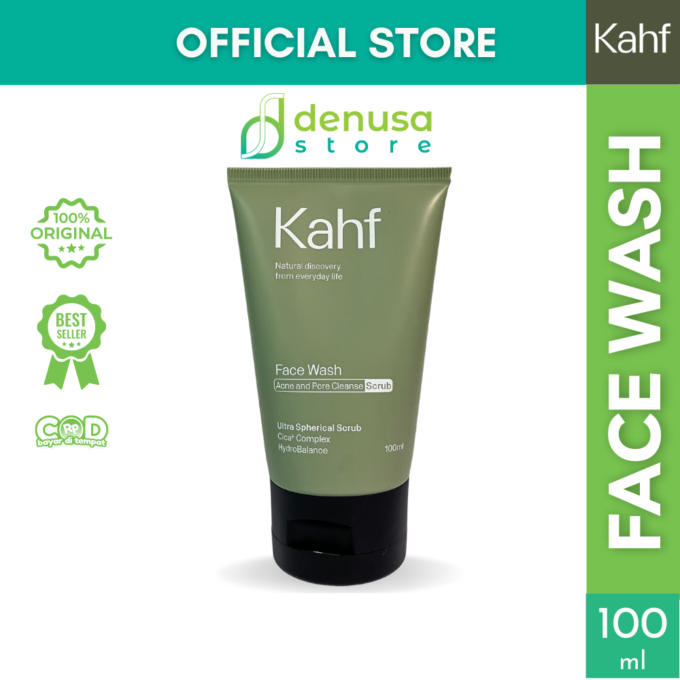 KAHF Face Wash Acne and Pore Cleanse Scrub 100ml