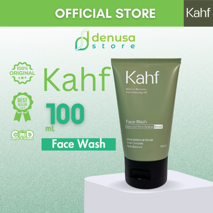 KAHF Face Wash Acne and Pore Cleanse Scrub 100ml