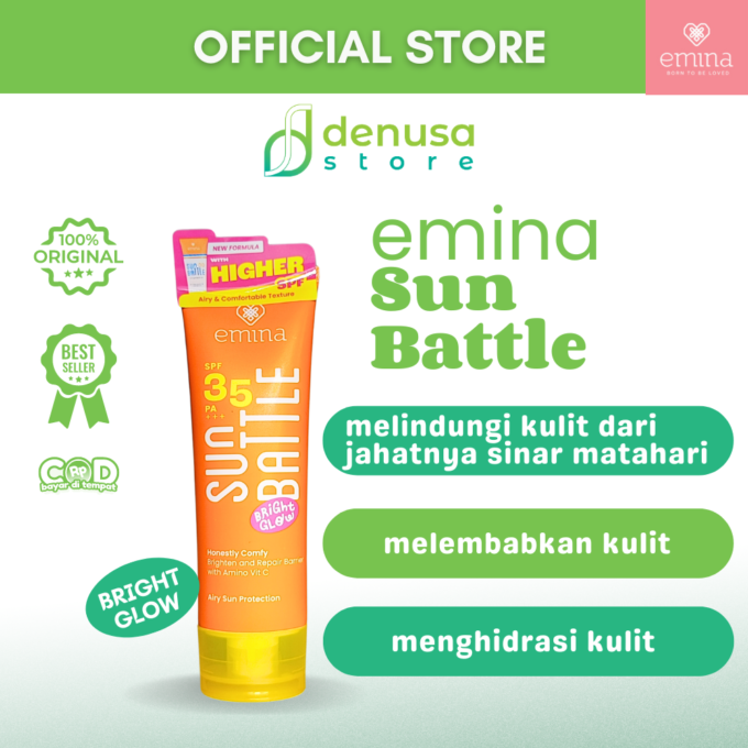 Emina Sun Battle Bright Glow SPF 35 PA+++ 50 ml