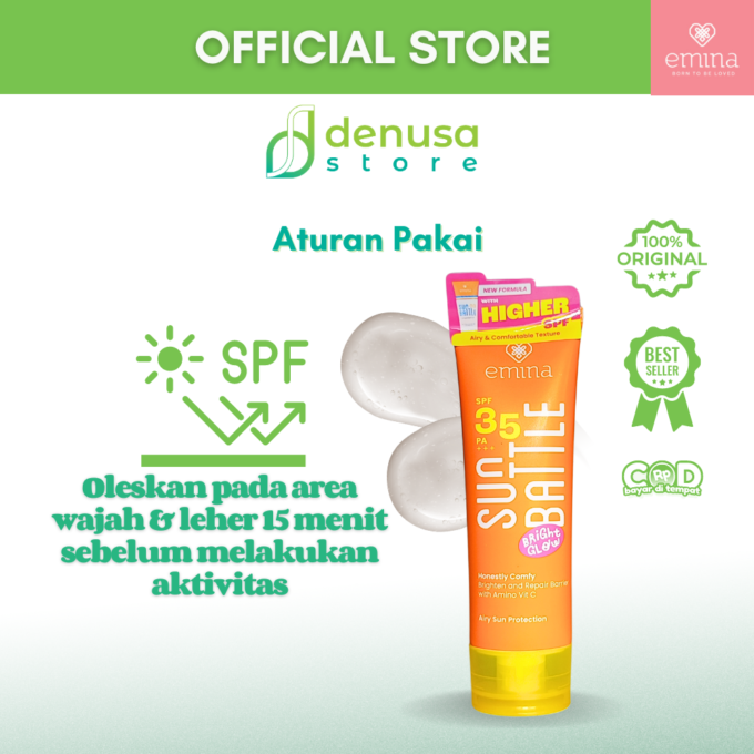 Emina Sun Battle Bright Glow SPF 35 PA+++ 50 ml