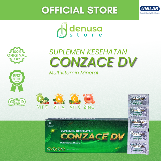 Conzace DV Multivitamin Mineral 1 kotak 30 kapsul lunak